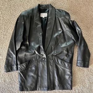 Woman’s Leather Jacket. Purchased from Wilson’s House of Leather.
